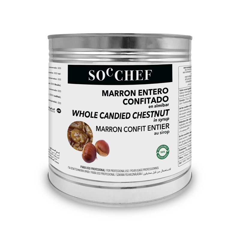 MARRON ENTERO CONFITADO EN ALMIBAR LATA 3,5kg